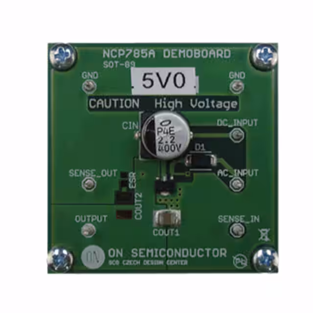 NCP785AH50GEVB onsemi  Cartes d'évaluation - Régulateurs de tension linéaires